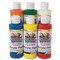 S&S Worldwide Color Splash! Acrylic Paint, 6 Bright Colors, 8-oz Flip-Top Squeeze Bottles, Great for Arts & Crafts, Wood, Paper Mache, Bisque, Metal, Canvas, For Kids & Adults, Non-Toxic, Set of 6.